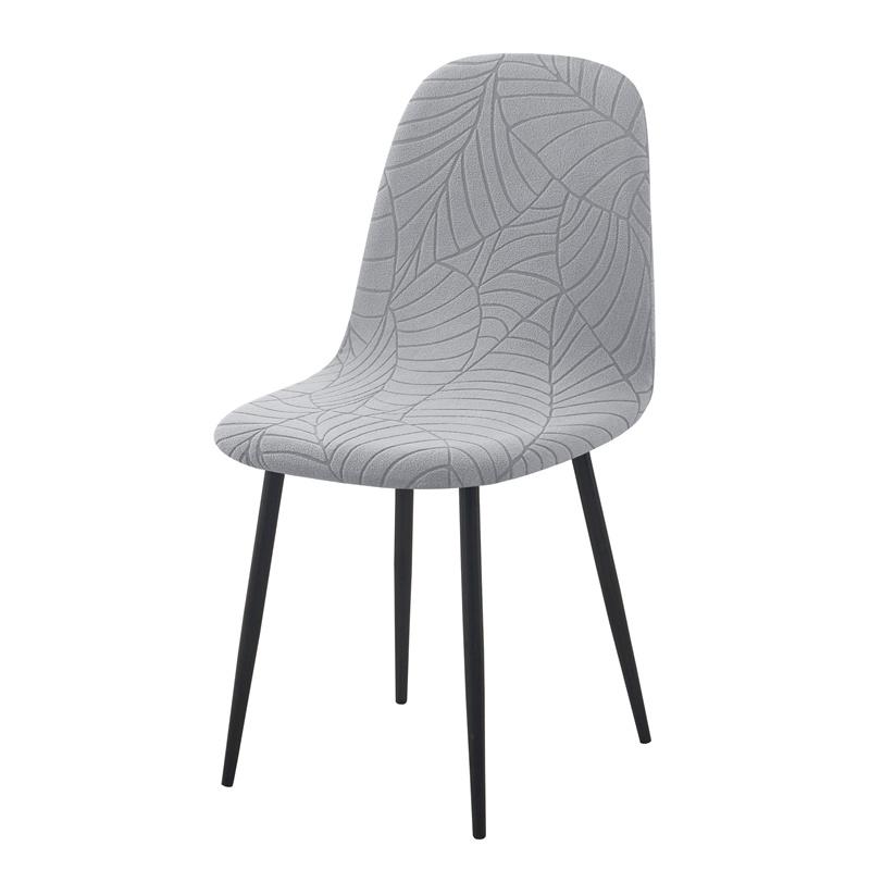 Coprisedia Jacquard Elasticizzato All-inclusive Antipolvere Copriseggiolino Colore Unico Senza Braccioli Guscio per Sedia per Casa Hotel