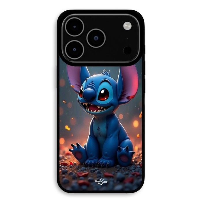 Coque Pour iPhone 17 Pro Stitch mignon 3D art Maniacase
