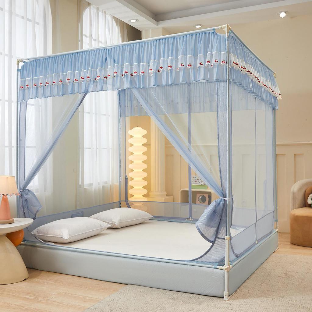 Class A Lace Anti-Fall Mosquito Net: Stylish Three-Door Bed Canopy for Kids' Bedrooms, 2026 Edition
