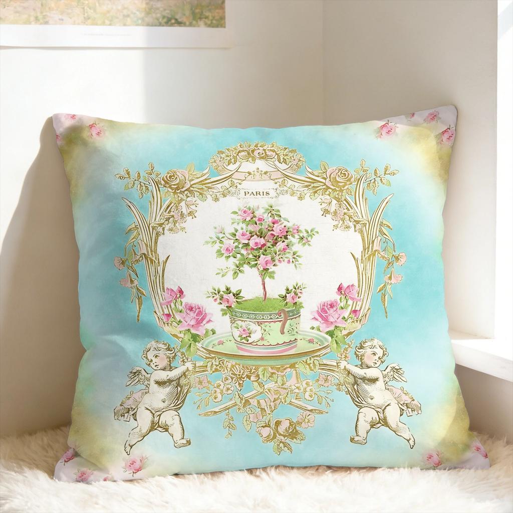 Marie Antoinette Afternoon Tea In French Paris Pillow Case Cute Funny Pillow Cover Custom Pillowcases For Sofa Bed Living Room