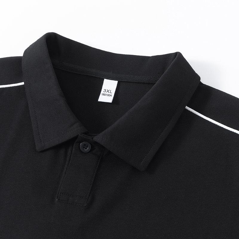 Heren Vintage Gestreept Kortemouw Polo Shirt, Zomer 2025, Trendy Los Overslag T-shirt