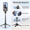 4 in 1 Multifunctional Magnetic Selfie Stick,Universal 360 Rotation