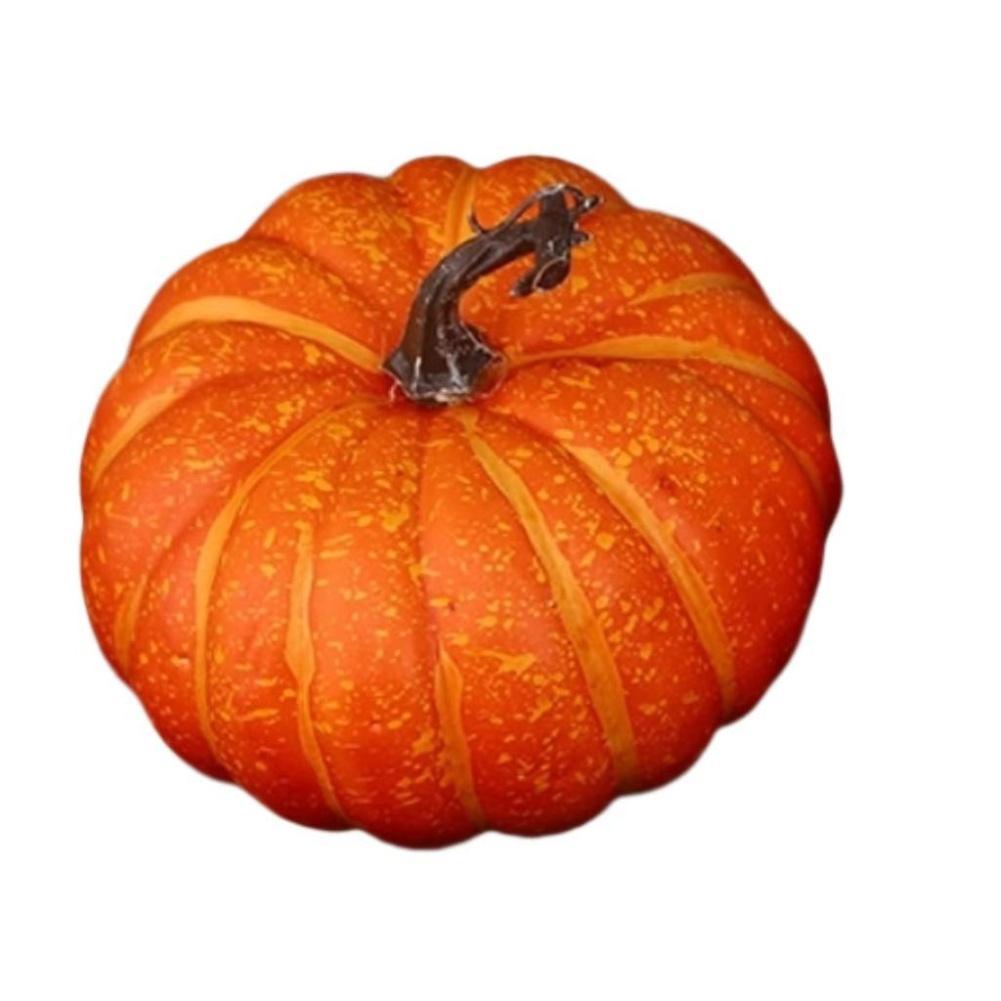 Artificial Pumpkins for Halloween and Fall Home Display Featuring Lifelike Shape and Removable Skin for Creative Touches