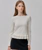 VIKINI VENDER Frill Layered Rash Guard - Ivory