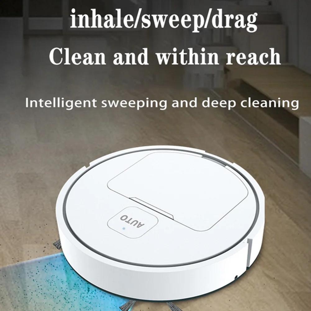 3 In 1 Smart USB Sweeping Robot Home Mini Sweeper Sweeping and Vacuuming Wireless Vacuum Cleaner Sweeping Robots For Home Use