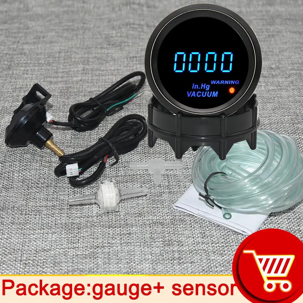 AD Digital Turbo Boost Gauge BAR PSI 52mm Car Water Temp Meter Oil Temp Oil Pressure Gauge Voltmeter Tachometer EGT Gauge Holder