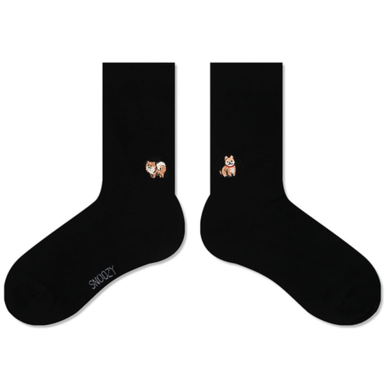 SNOOZY Embroidered Socks Gift Package 3 Set T03