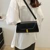Stylish Street Fashion Small Square Bag With Synthetic Leather Lining