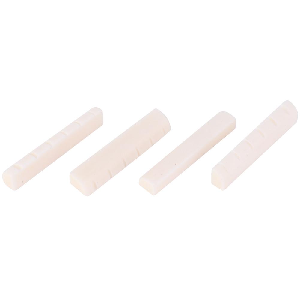 5Pcs Acoustic Wood Guitar Nut Ivory White Cow Bones Musical Instrument Accessories