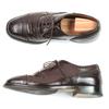 Great ALDEN Leather shoes 5160 special order Soul cap toe semi-brogue imens 6.5 Used