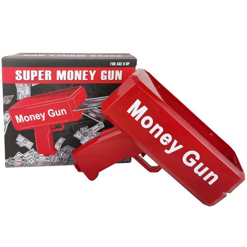 Douyin-Inspired Electric Money Gun - Cash-Spraying Toy