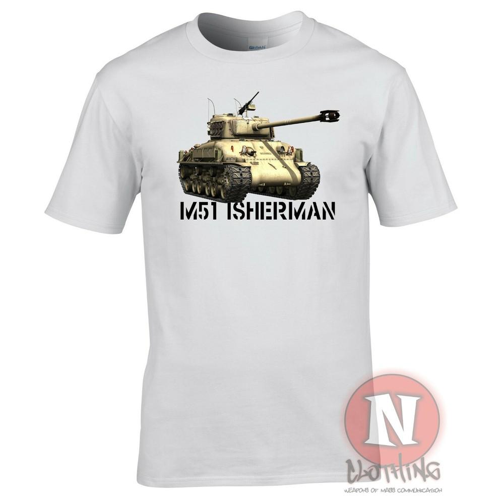 M51 Isherunisex Tank TShirt Super Sherunisex War Allied Vehicle Wot Us Army S
