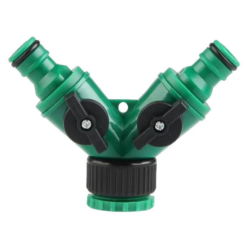 Newcomer Discount: Garden Plastic Green Internal Thread Nipple Diverter for 4-Point/6-Point, One-In-Two External Thread
