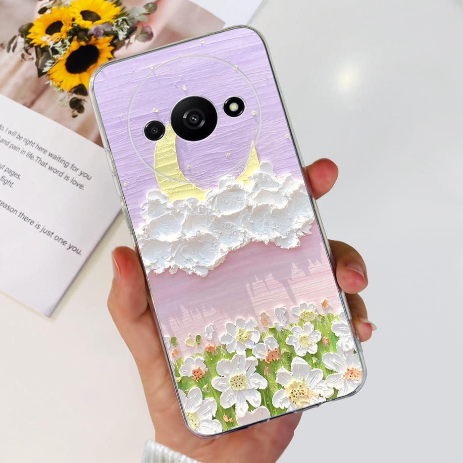 For Xiaomi Redmi A3 Case Cute Fashion Painted Cover Soft Silicone Protective Shell For Xiaomi Redmi A3 RedmiA3 Phone Case Bumper