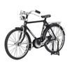 1:10 Alloy Bicycle Model Vintage Miniature Simulation Collection Free Standing Bike Model with Inflator Briefcase Black