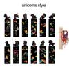 48Pcs Bookmark Scratching Painting Animal Dinosaur Unicorn DIY Crafts Magic Colorful Scratching Paper for Office Supplies TMZ