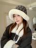 Winter Anti Cold And Warm Fisherman Hat, Korean Version Fashionable Outdoor Travel Basin Hat, Face Enhancing Small Bucket Hat