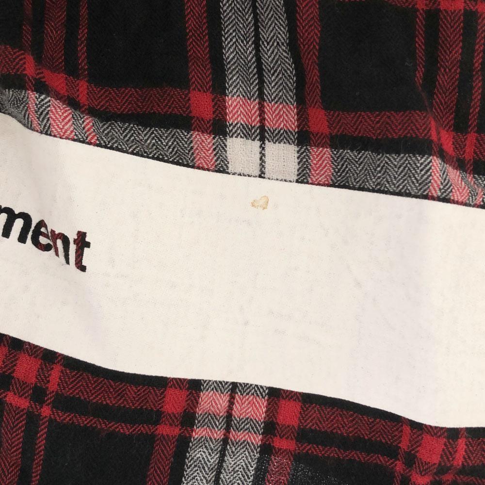 Uniform Experiment Made In Japan Check Long Sleeve Hooded Cotton Shirt 1 Men's Used