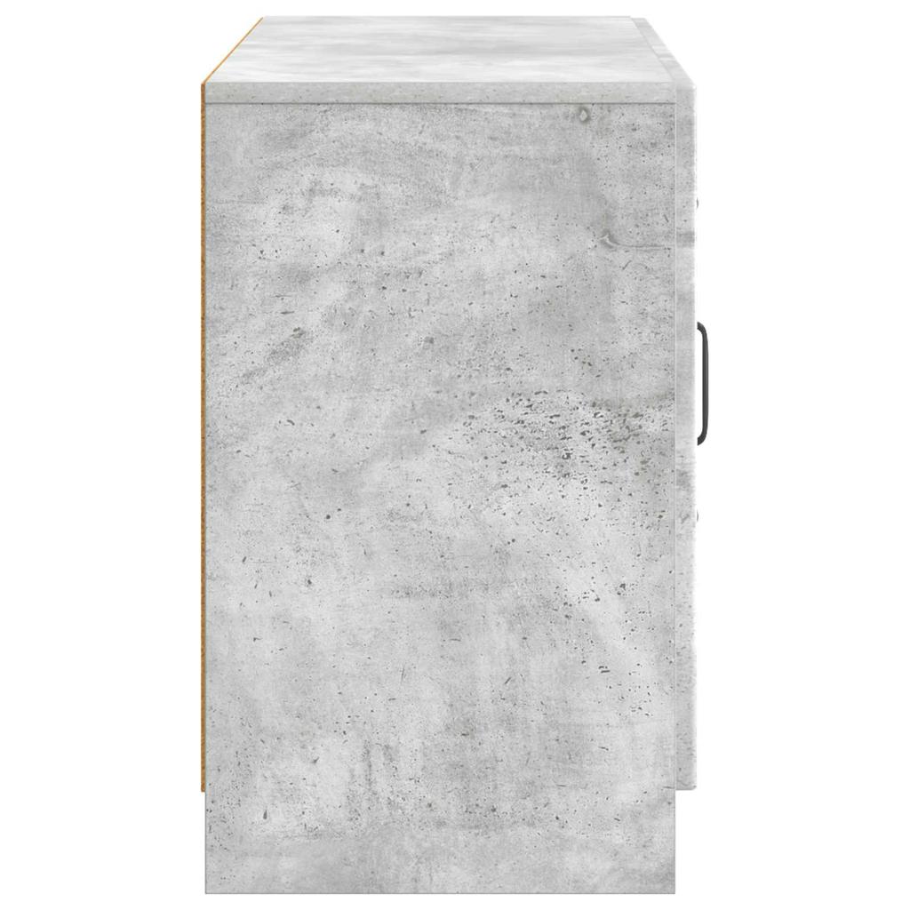 Sideboard Concrete Grey 89 x 34.5 x 57 cm Particleboard
