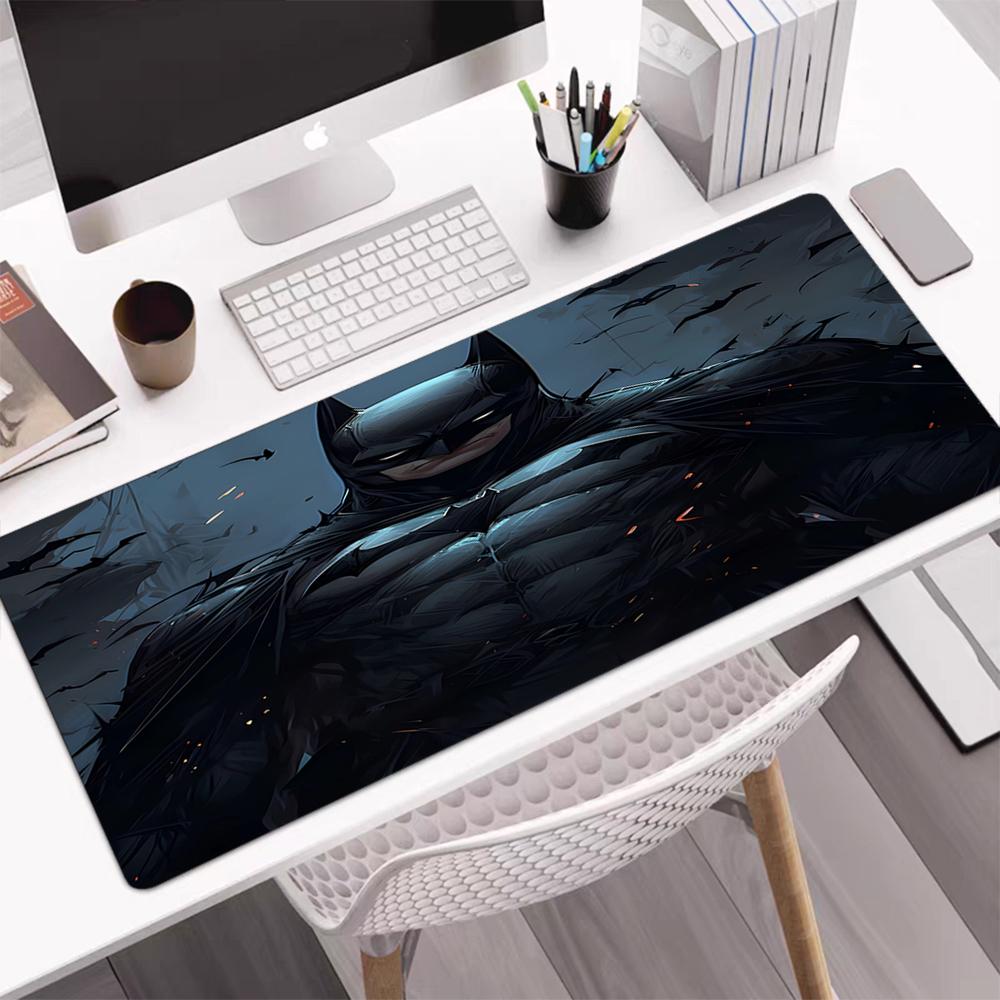 Batman Theme Mouse Pad, Non Slip Rubber Base, Multifunctional Office & Home Decor, Perfect for Workspace Personalization.