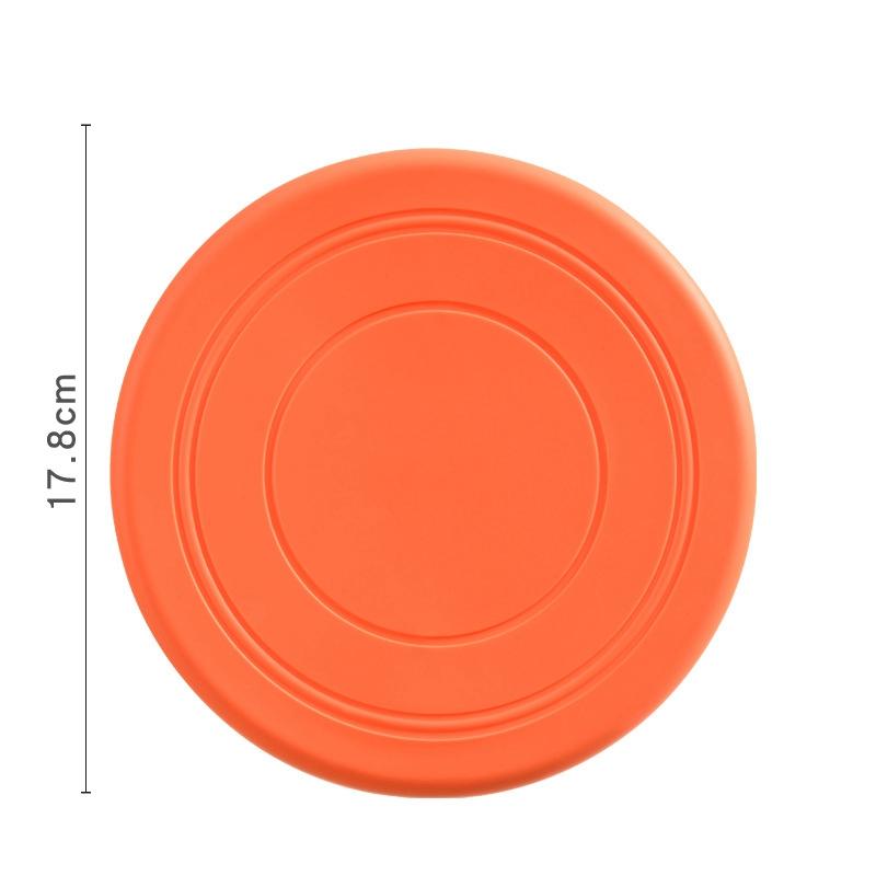 17.8cm Pet Resistant Bite Floating Toy Game Flying Discs Interactive Dog Supplies Dog Toys Pet Flying Discs Puppy Training Toy