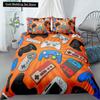 Boys Gamer Bedding Set Cartoon Game Luxury Duvet Cover King Queen Double Comforter Cover Gaming 2/3pcs Polyester Quilt Cover