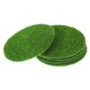 5Pcs Artificial Moss High Realism Green Decorative Round Micro Landscape Mat for Indoor Plants Succulent Bonsai Garden Craft