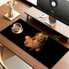 American actress S-Sydney Sweeney Mouse Pad Square Office Gaming Desk Mat Waterproof Non-Slip Rubber Decorative