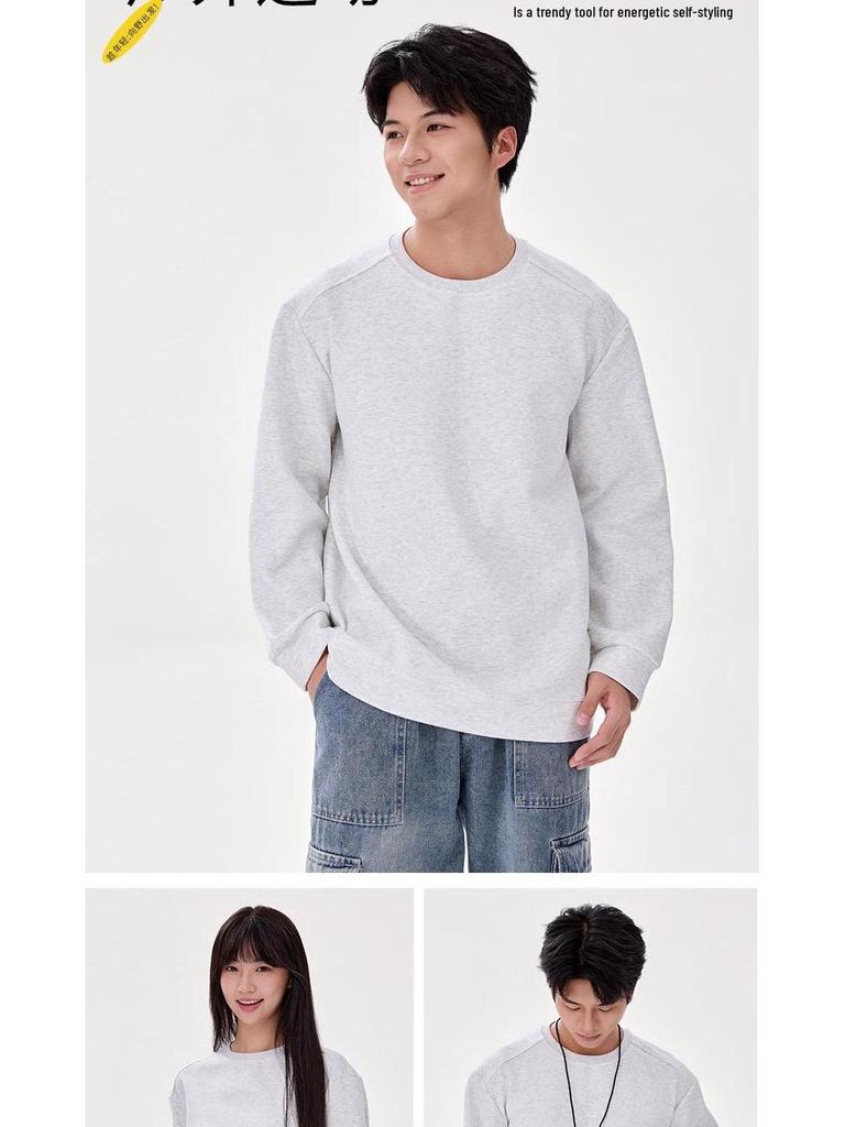 Customizable Unisex Dolphin Crew Neck Cotton Hoodie - Long Sleeve Casual Top