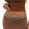 Retro Ethnic Shell Crystal Bead Belt - Multifunctional Design, Women's Sexy, Lightweight and Luxurious, Beach Party Body Jewelry