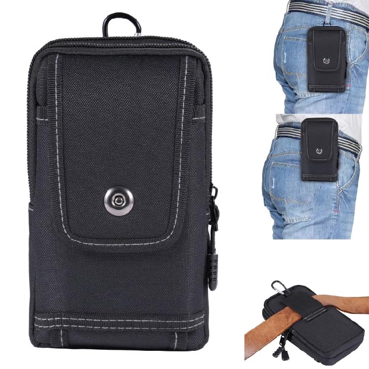 Multifunctional Phone Belt Bag Oxford Carrying Bag for Men Cellphone Pouch Cover