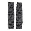 Women Punk Winter Ripped Arm Warmer Knitted Stretchy Soft Fingerless Gloves for Christmas Halloween Party Costume
