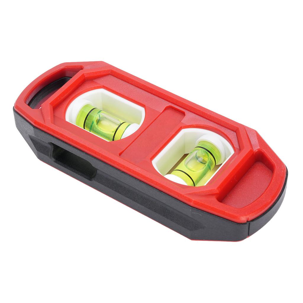 Magnetic Bubble Level 11cm Length 1mm Accuracy Horizontal Vertical Bubble Leveling Tool for Home
