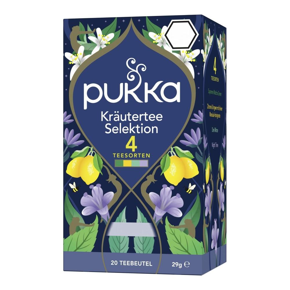 Sélection d'Herbes Puka 4 Thés 20 Sachets de Thé