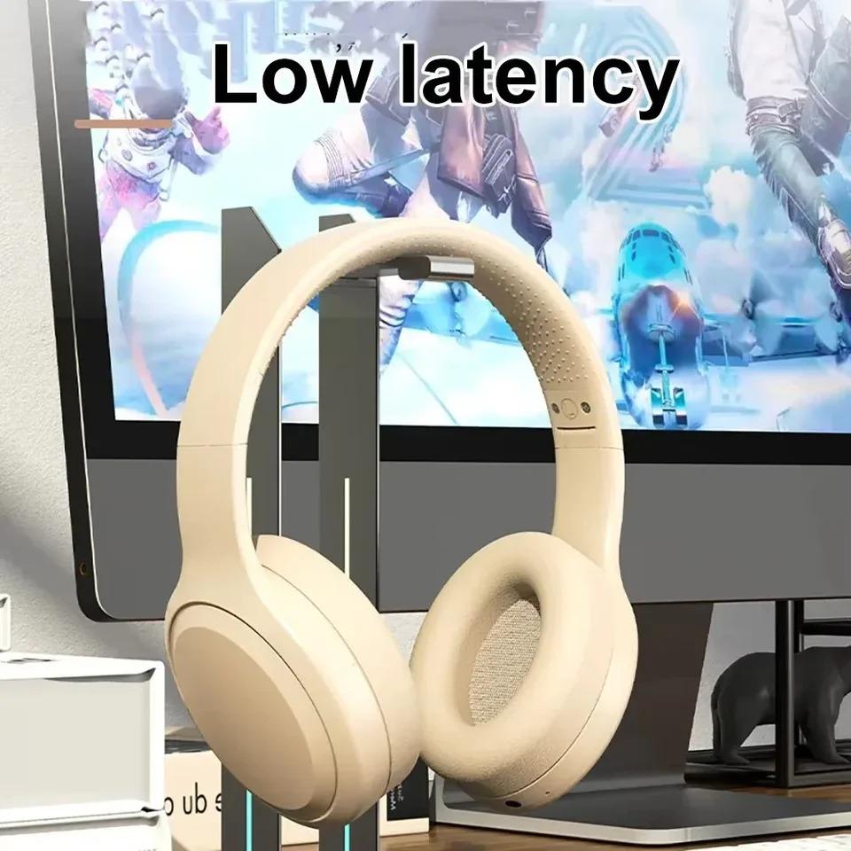 Wireless Bluetooth 5.3 Headphones 3.5mm Wired Sports Gaming Headsets with HD Foldable HiFi Stereo Noise Canceling Earbuds