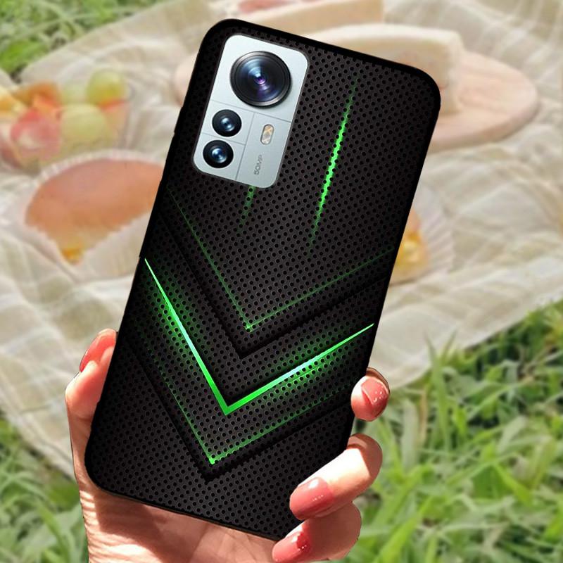 For Xiaomi Mi 12 Case 12X 12S Soft Silicone Cartoon Painted Phone Cover For Xiaomi 12 Pro Case 12S PRO Shockproof Coques Bumper