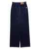 DELICCENT Corduroy Single-Pleat Pants [Deep Blue]