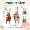 2 stücke Easters Garten Stake Bunte Kaninchen Skulptur Hof Dekoration für Frühling Feier Wetter Proof Ornament