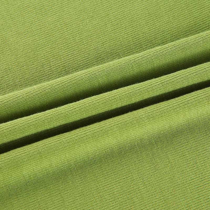 Dvoudílné tričko v kontrastní barvě s odklopenými rameny Dámské Slim Nepravidelné Top Krátký Dlouhý Rukáv