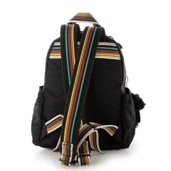 Kipling Japan Limited DELIA MINI Backpack (Black Stripe WF)
