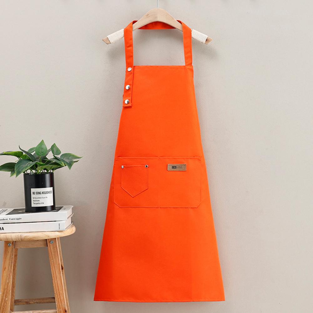New Fashion Kitchen Aprons for Woman Men Chef Work Apron for Grill Restaurant Bar Shop Cafes Beauty Nails Studios Uniform