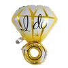 Diamond Ring Balloon Valentine's Day Proposal Balloon Wedding Room Decoration Diamond Ring Aluminum Film  Balloon