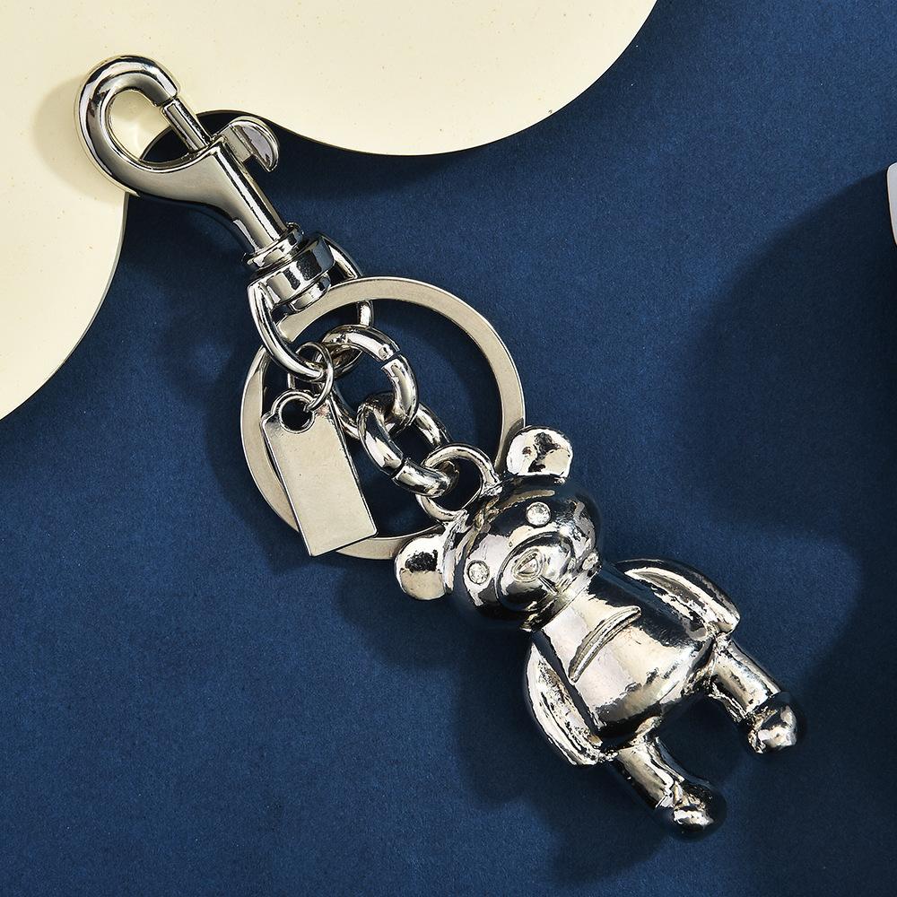 Car Key Pendant Bag Accessories Bear Cherry Four-Leaf Clover Butterfly Schoolbag Accessories Premium Bear