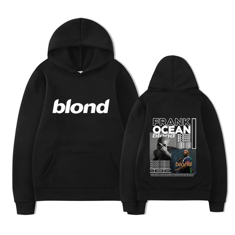 New blond Amazon autumn and winter new fleece urban casual hooded sweater