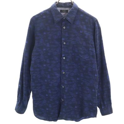 Paul Smith LONDON Made In Japan Overall Handle Long Sleeve Cotton Shirt L Men's Used