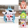 Plush Cartoon Animal Backpack For Kids With Breathable Air Cushion Straps For Kindergarten Kids