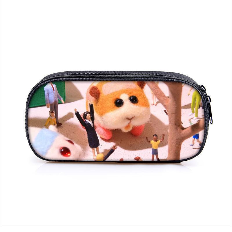 Pui Pui Kids Pencil Case With Nylon Material For School And Travel