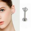 1 Peça 16G Unissex Anel Labial Brilhante Strass Stud Nariz Brinco Piercing Joia