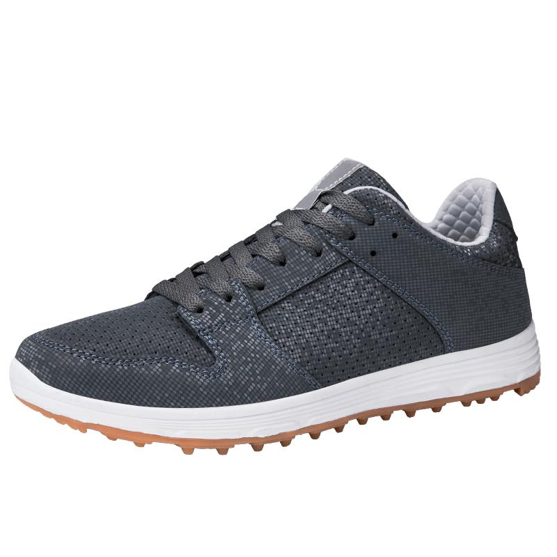 Prodyšná kůže Muži Golfové boty Protiskluzové Dámské Golfové boty Gumová podrážka Unisex Golfové oblečení Tenisky Pohodlné