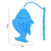 Cute Silicone Tea Infuser Food Grade Fish Shape Design Tea Filter Funny Tea Strainer
